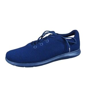 Merinos‎ Wool Sneaker Mens Shoe Size 11 Wide Casual Walking Navy Blue Wool